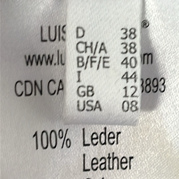 Luisa Cerano soft leather jacket size 38, US8 - Picture 4 of 15